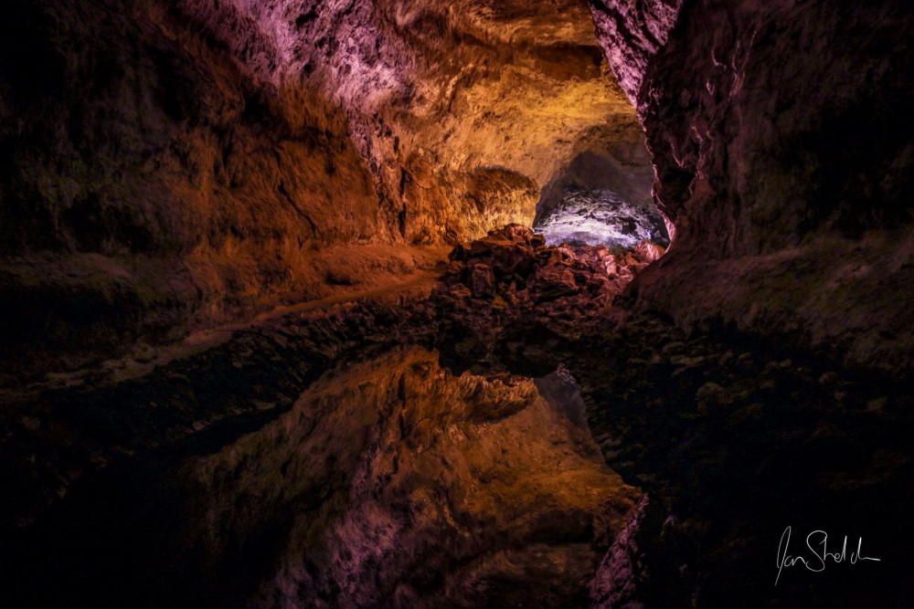 The Green Caves. Lanzarote