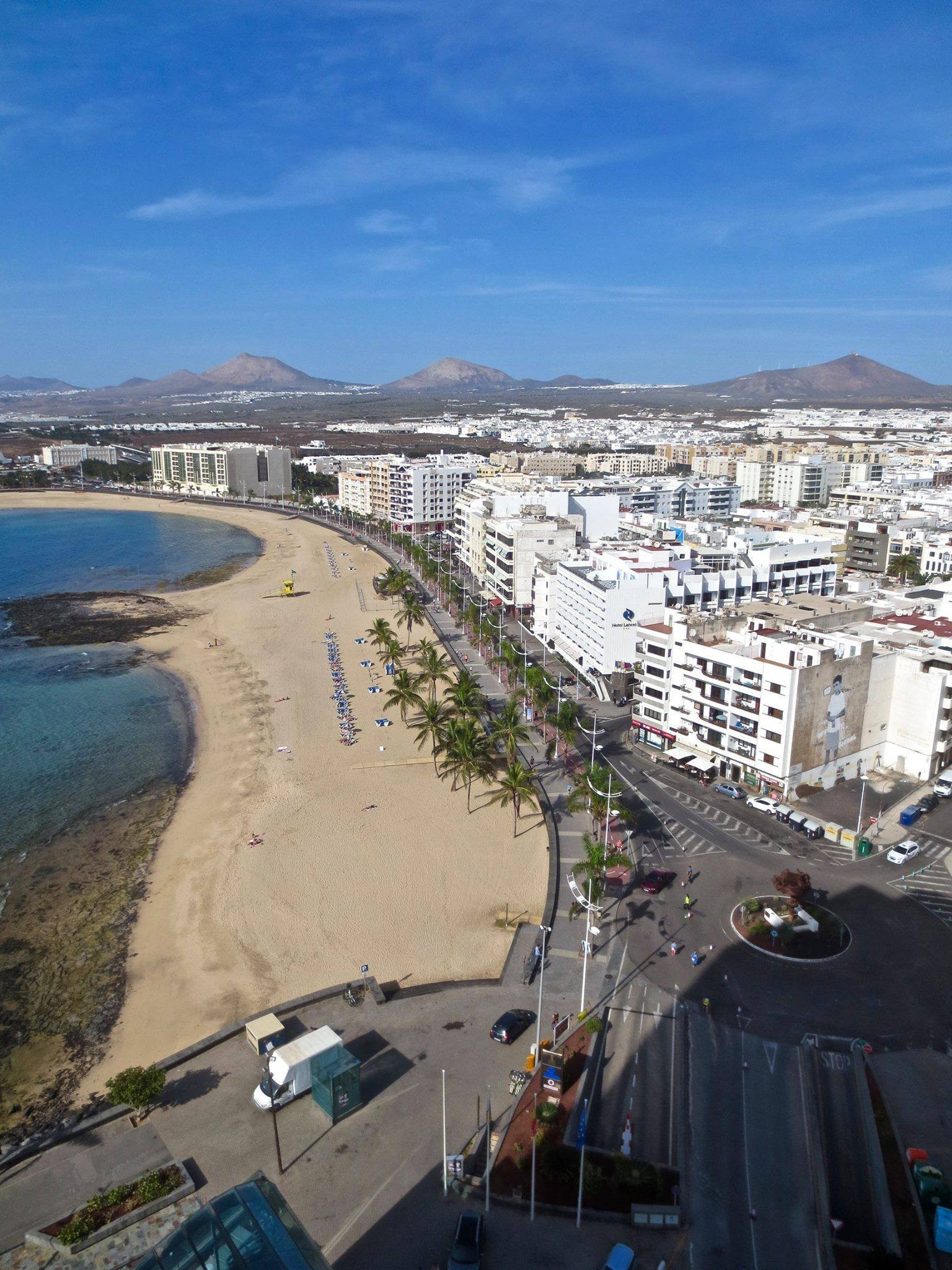 View from the 17th Floor of the Gran Hotel Lanzarote