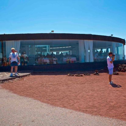 El Diablo Restaurant.  Timanfaya National Park Lanzarote