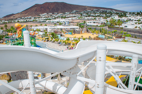 Aqua Lava Water Park in Playa Blanca