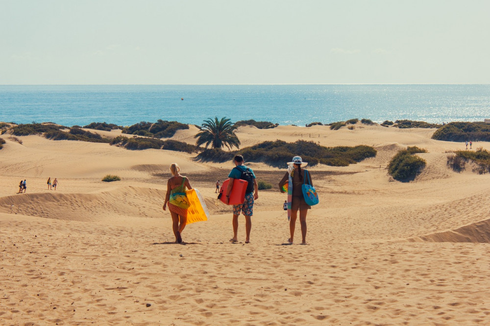 Best places to visit in Gran Canaria.  Maspalomas Sand Dunes