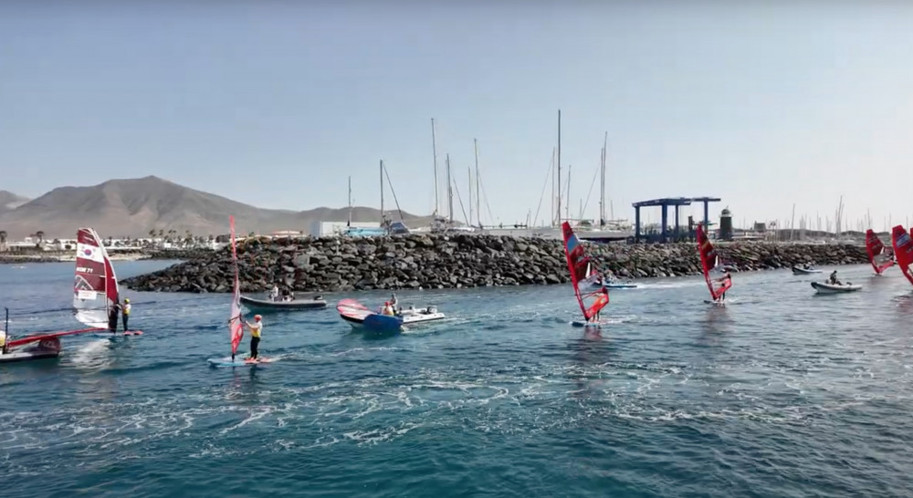 IQ Foil Class Racing in Lanzarote