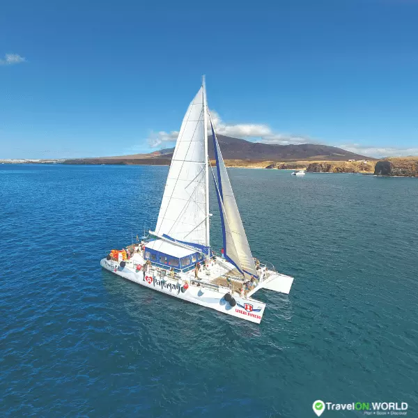 Get on the I Love Papagayo Catamaran