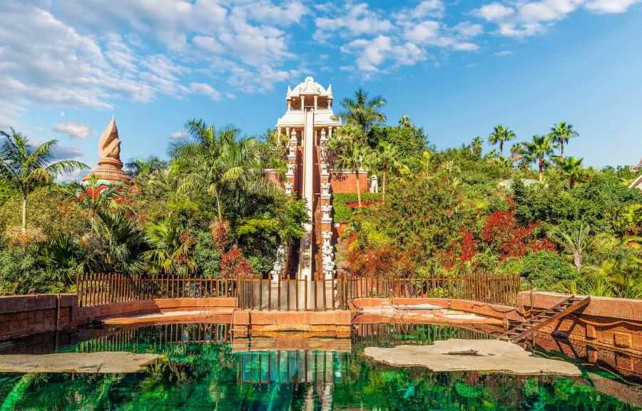 Siam Park Tower of Power and other Water Rides